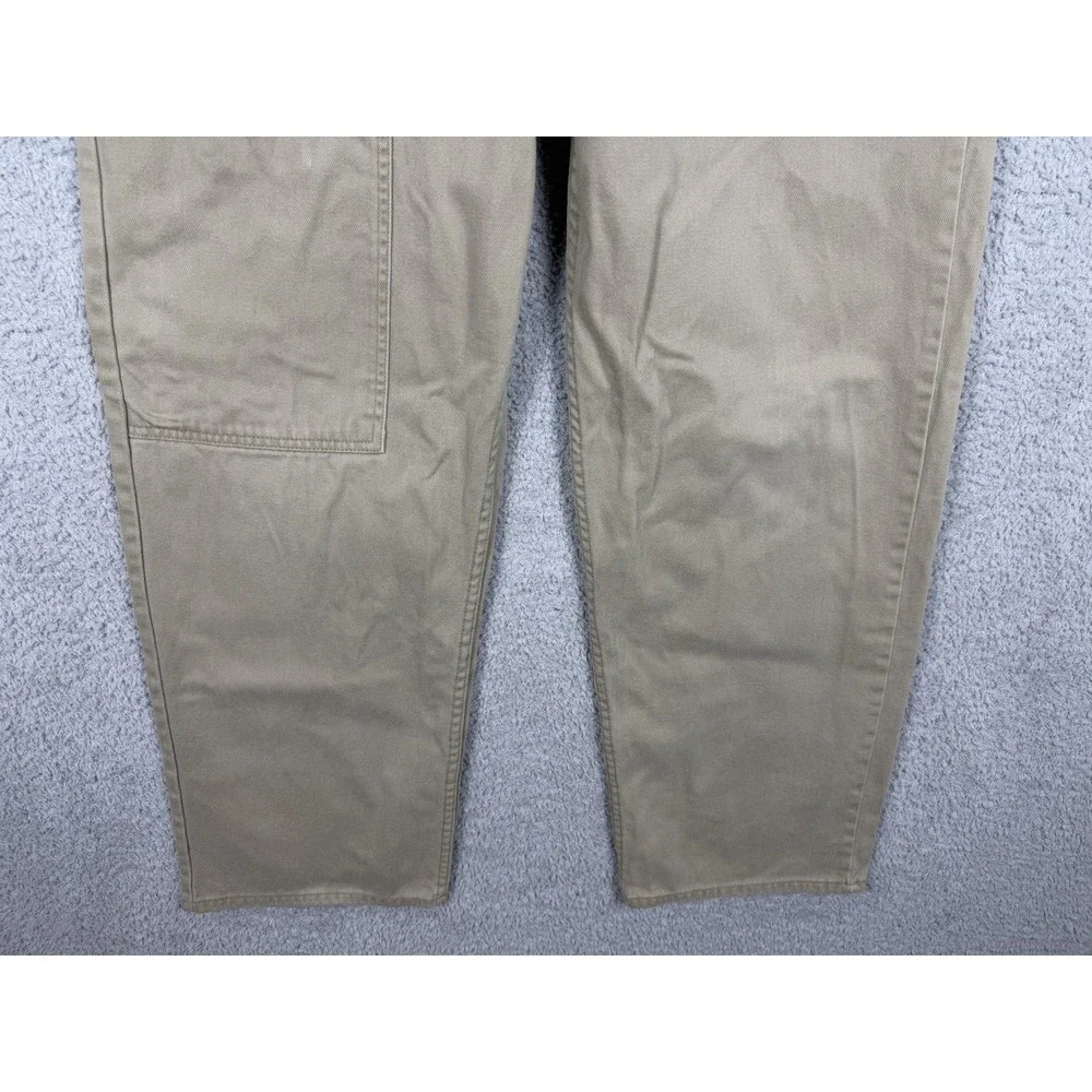 Vintage 90s Levis L2 Pants Mens 34x32 Beige Cargo Baggy Skater Workwear Cotton‎